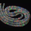 17 Inches Full Strand - Top Grade High AAAAAAAA High Quality - Welo Ethiopian OPAL - Micro Faceted Rondell Beads Strong Fire size 4 - 6 mm